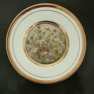 Vintage Art of Chokin Collectible Plate
